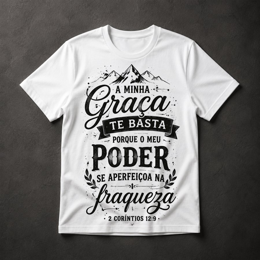Camiseta Gospel Bíblico