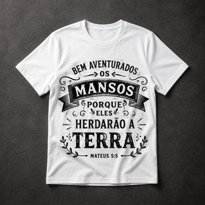 Camiseta Gospel Bíblico