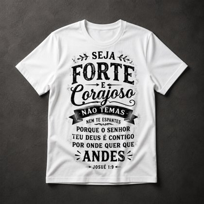 Camiseta Versículo Bíblico