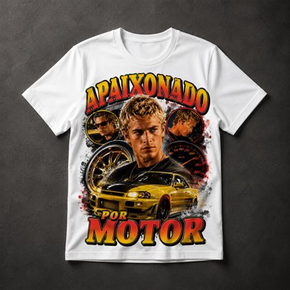 Camiseta Apaixonado Por Motor