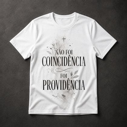 Camiseta Fé Cristã Gospel