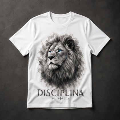 Camiseta Leão Disciplina