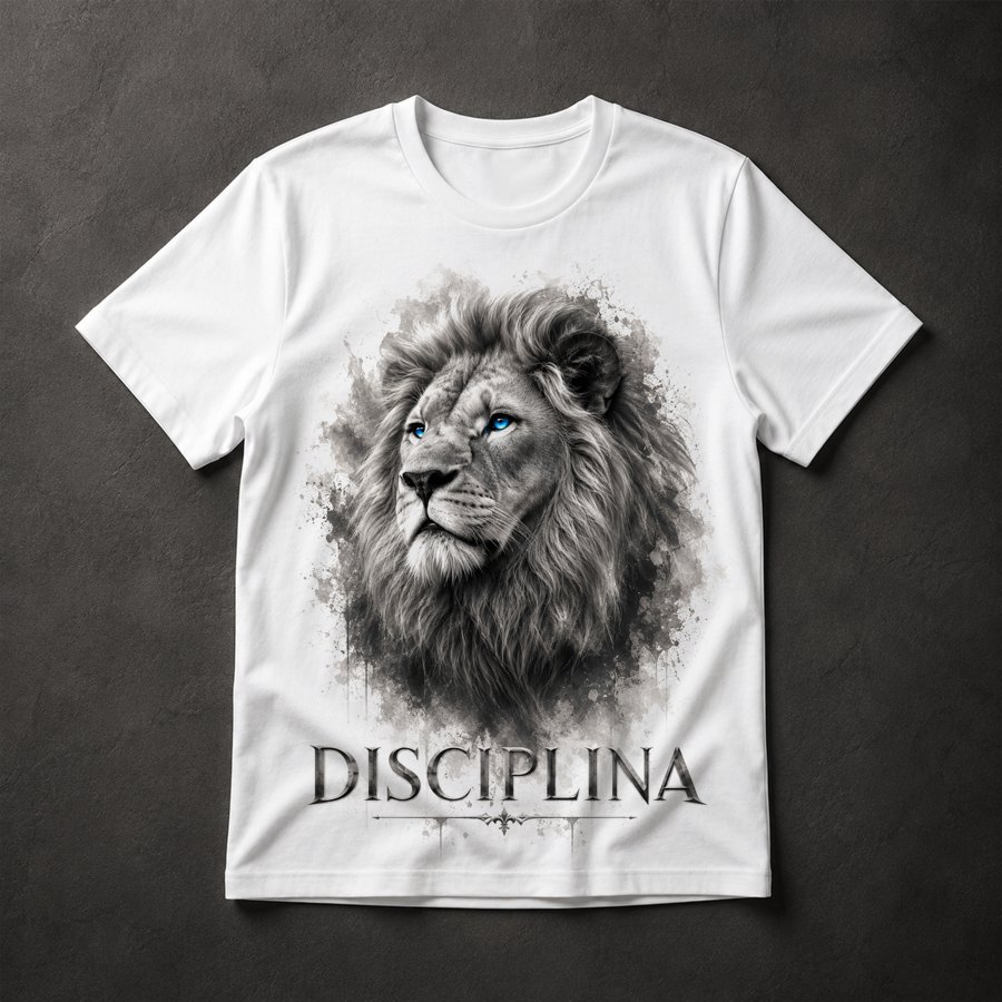Camiseta Leão Disciplina