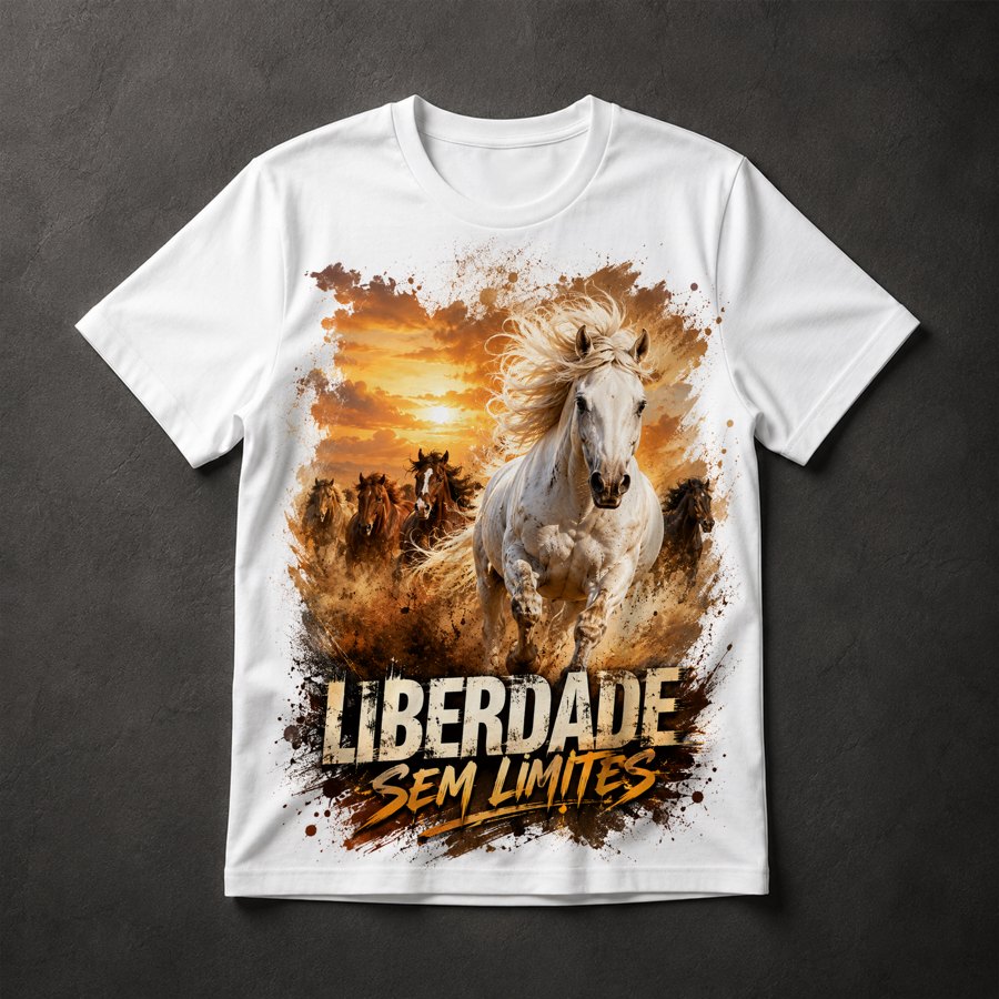 Camiseta Cavalos Country