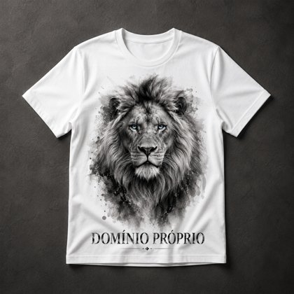 Camiseta Leão Domínio Próprio