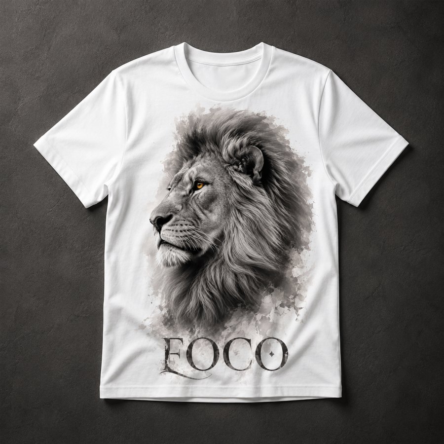 Camiseta Leão Foco