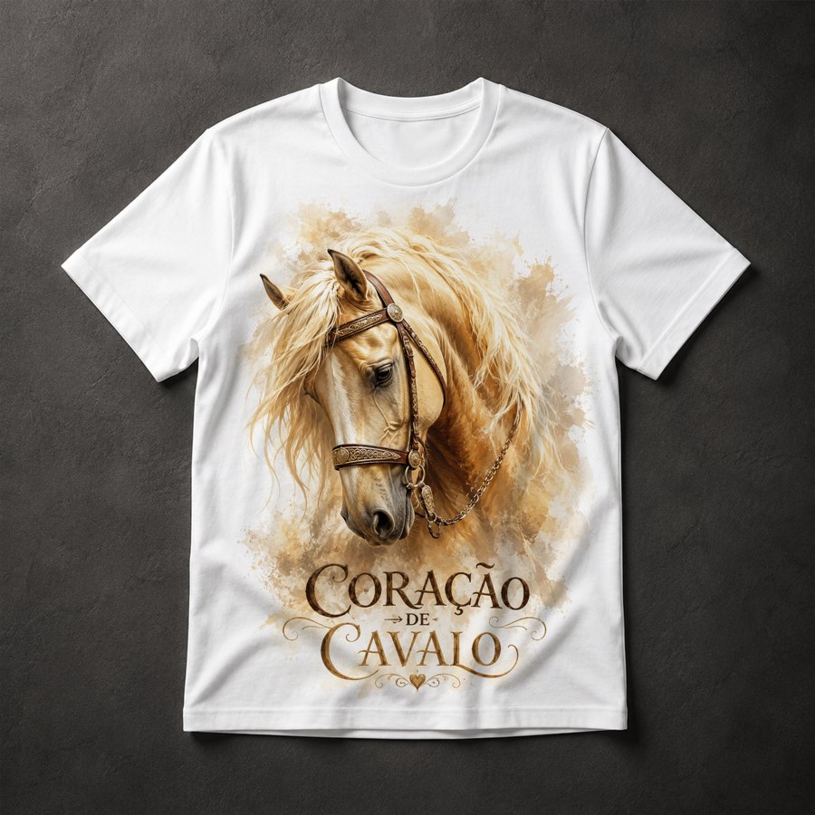 Camiseta Coração de Cavalo