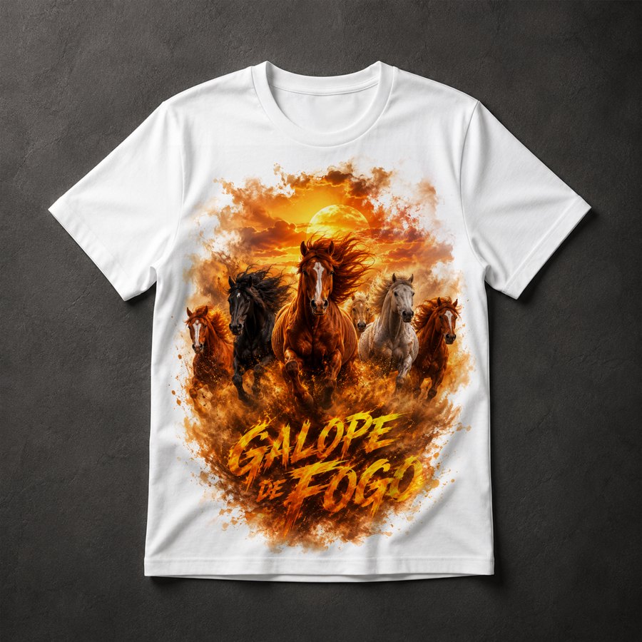 Camiseta Cavalos Country