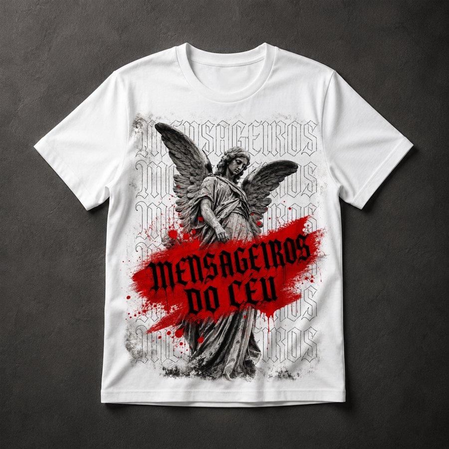 Camiseta Anjo Gótico