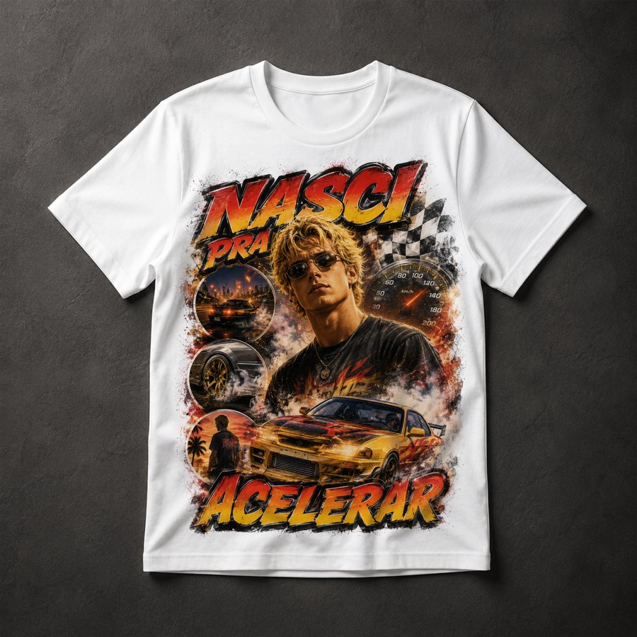 Camiseta Carros Corrida