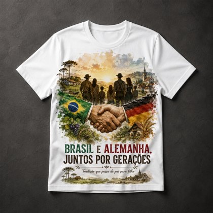 Camiseta Imigração Alemã Brasil