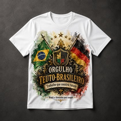 Camiseta Orgulho Teuto-Brasileiro