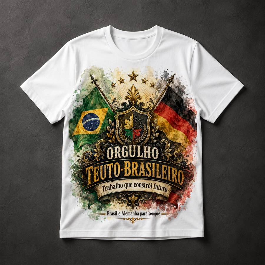 Camiseta Orgulho Teuto-Brasileiro