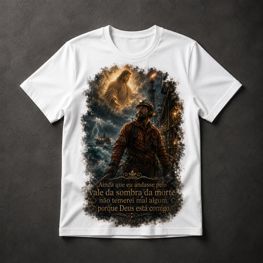 Camiseta Fé Salmos 23