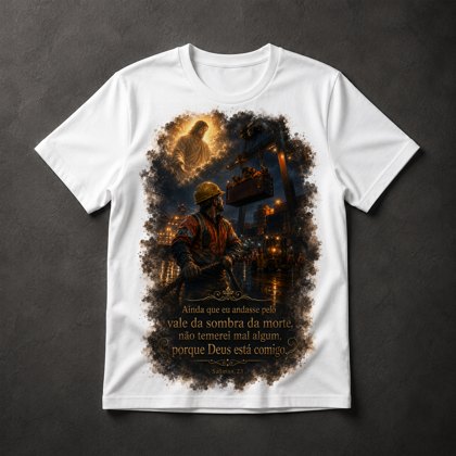 Camiseta Trabalhador Gospel