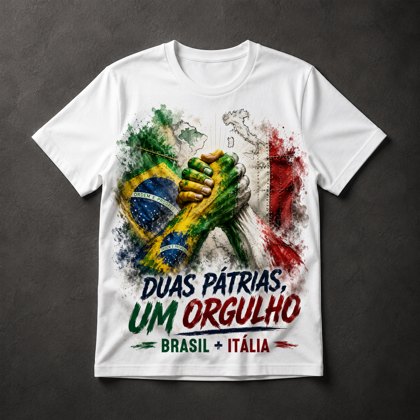 Camiseta Brasil Itália