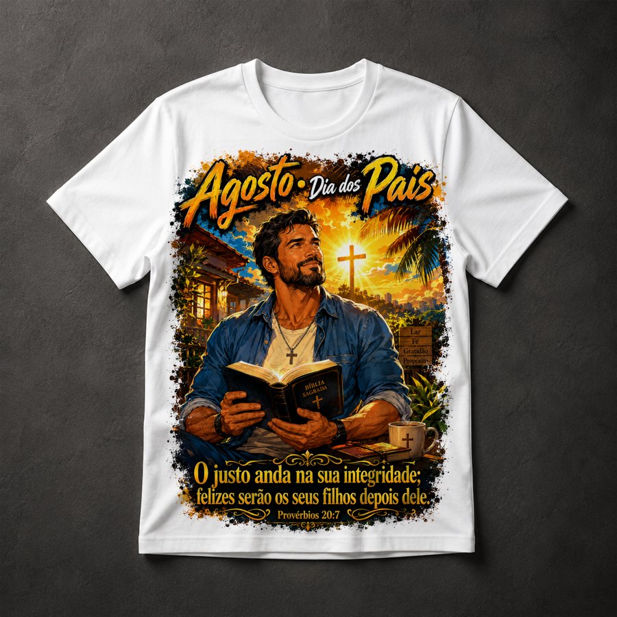 Camiseta Dia dos Pais Cristão