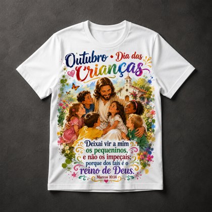 Camiseta Dia das Crianças Gospel