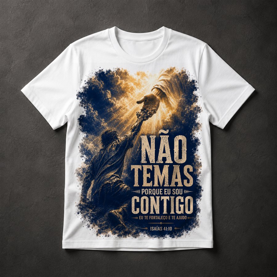 Camiseta Versículo Bíblico