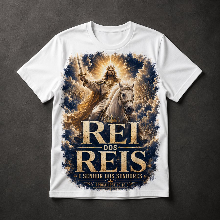 Camiseta Jesus Rei dos Reis