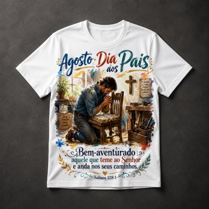 Camiseta Dia dos Pais Cristão