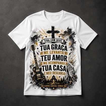 Camiseta Gospel Rock Cristão