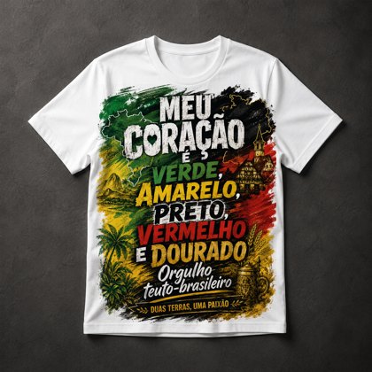 Camiseta Orgulho Teuto-Brasileiro