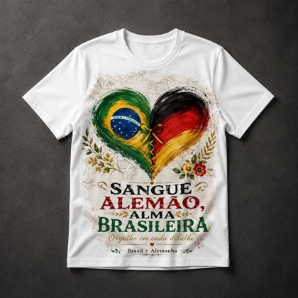 Camiseta Descendente Alemão