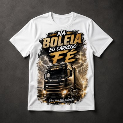 Camiseta Caminhoneiro Fé