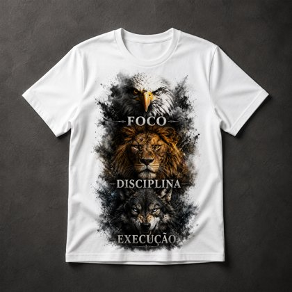 Camiseta Foco Disciplina Execução