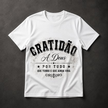 Camiseta Gratidão Gospel