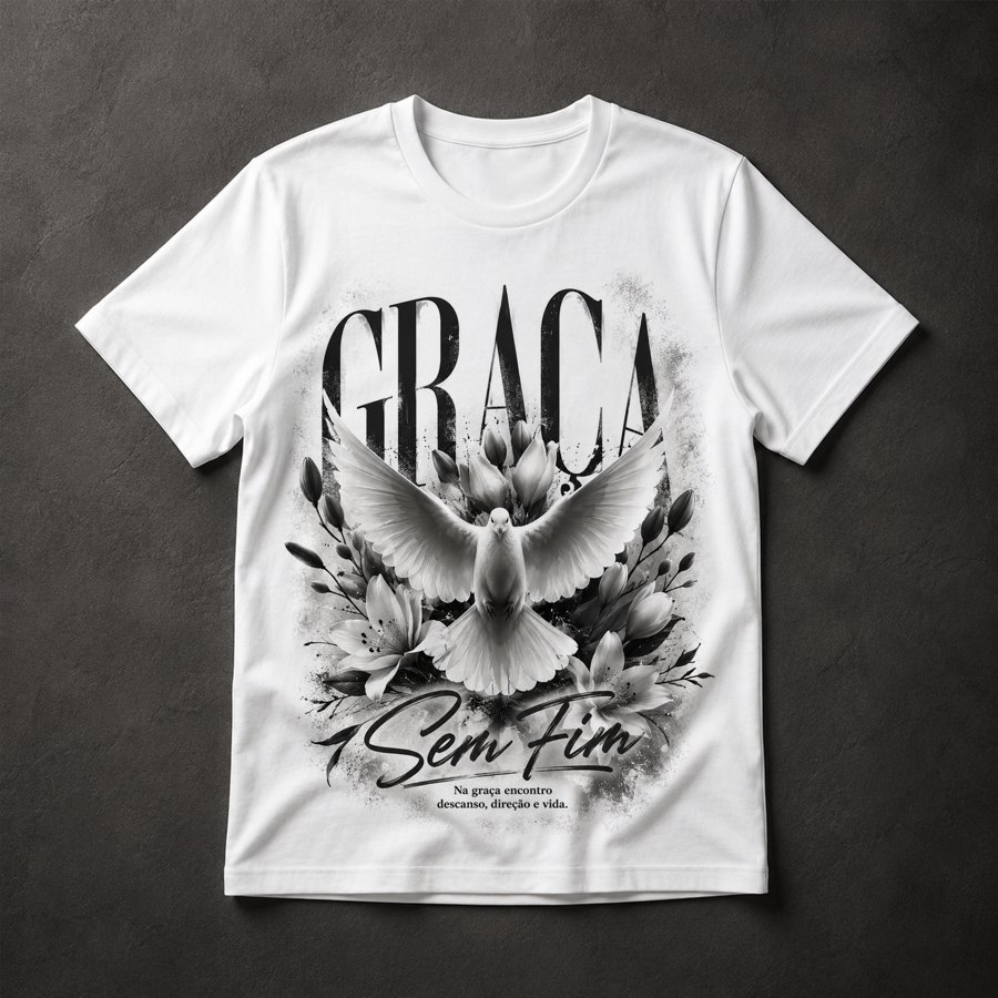 Camiseta Graça Gospel