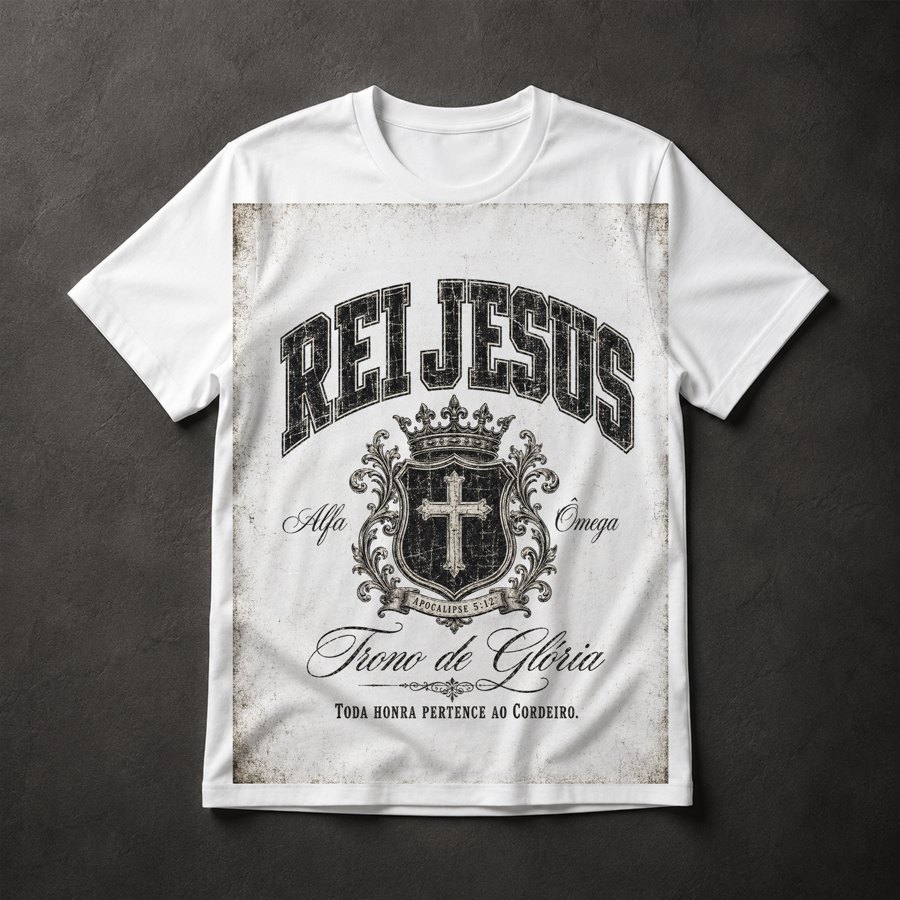 Camiseta Rei Jesus Gospel