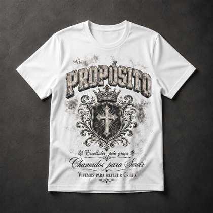 Camiseta Fé Cristã Gospel