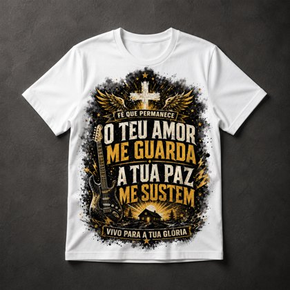 Camiseta Gospel Rock