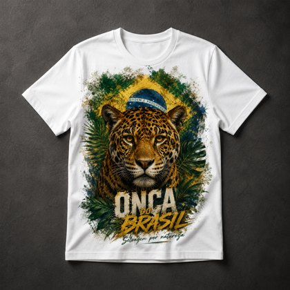 Camiseta Onça Brasil