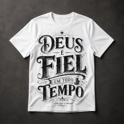 Camiseta Deus é Fiel