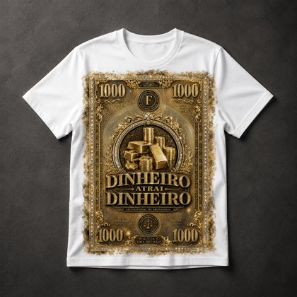 Camiseta Abundância Financeira