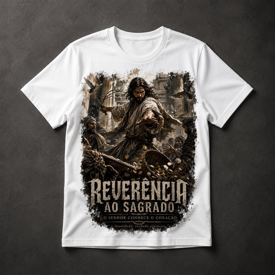 Camiseta Jesus Templo