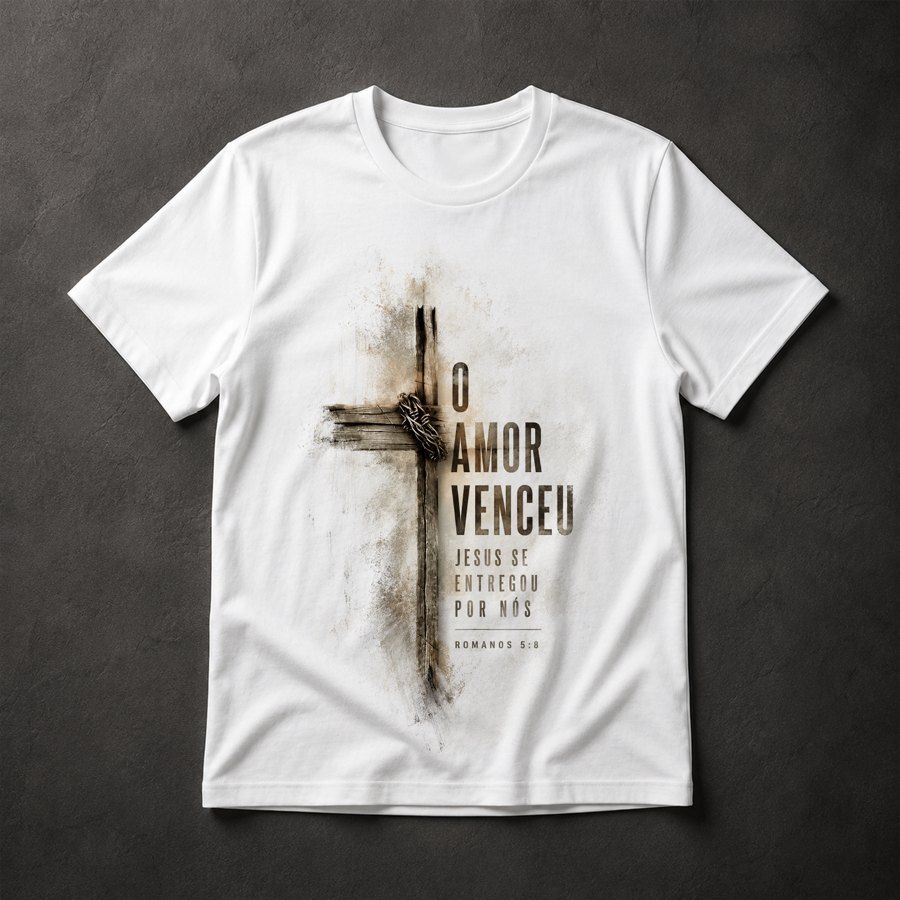 Camiseta Gospel Cruz