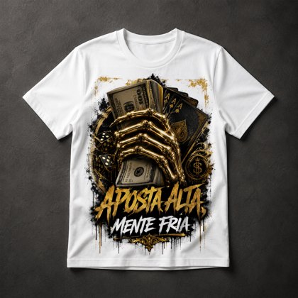 Camiseta Caveira Apostas