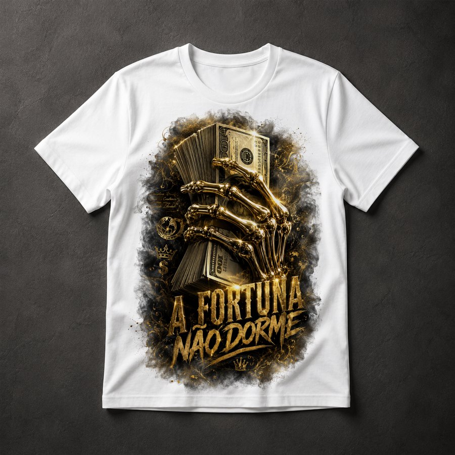 Camiseta Caveira Fortuna