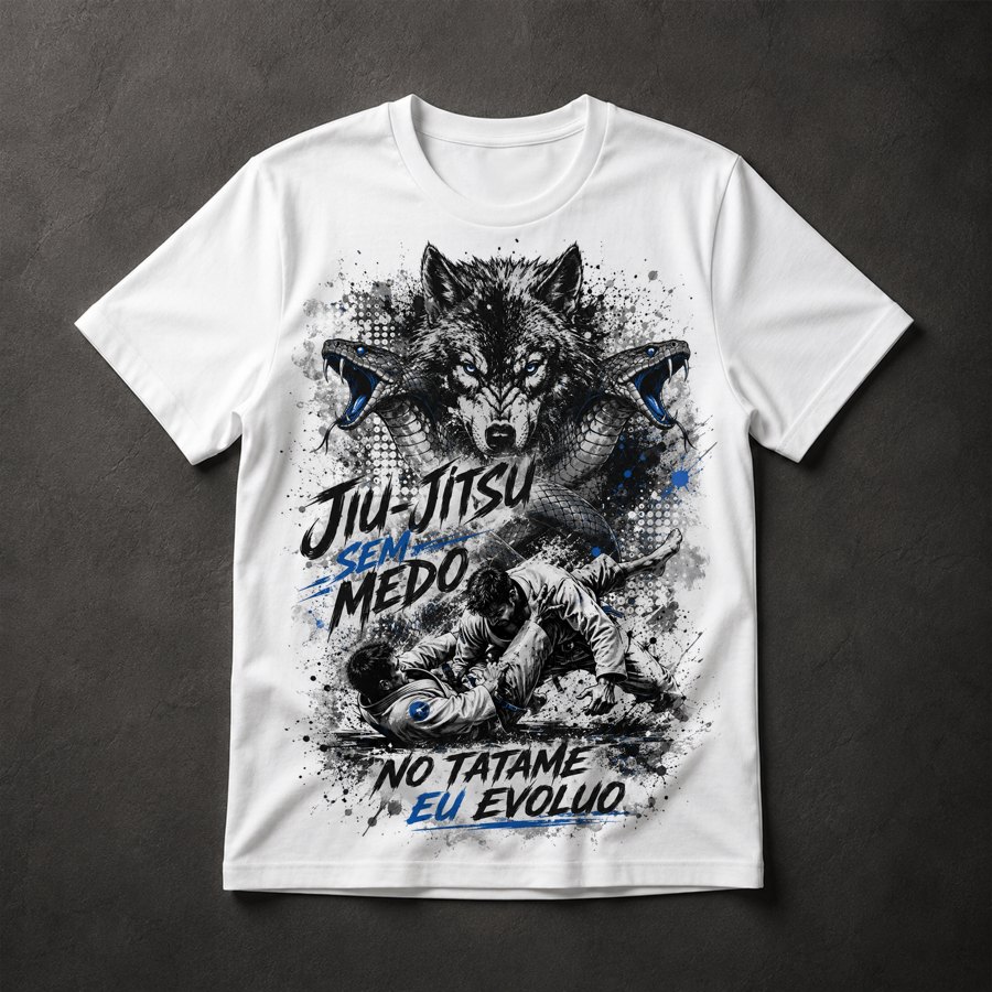 Camiseta Jiu-Jitsu Lobo