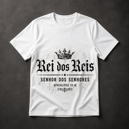 Camiseta Rei dos Reis Gospel