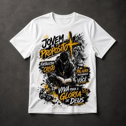 Camiseta Jovem Cristão Evangélico