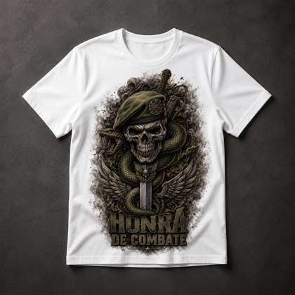 Camiseta Caveira Militar