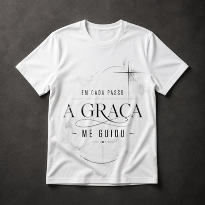 Camiseta Fé Cristã Gospel