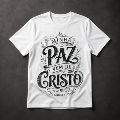 Camiseta Fé Gospel Cristo