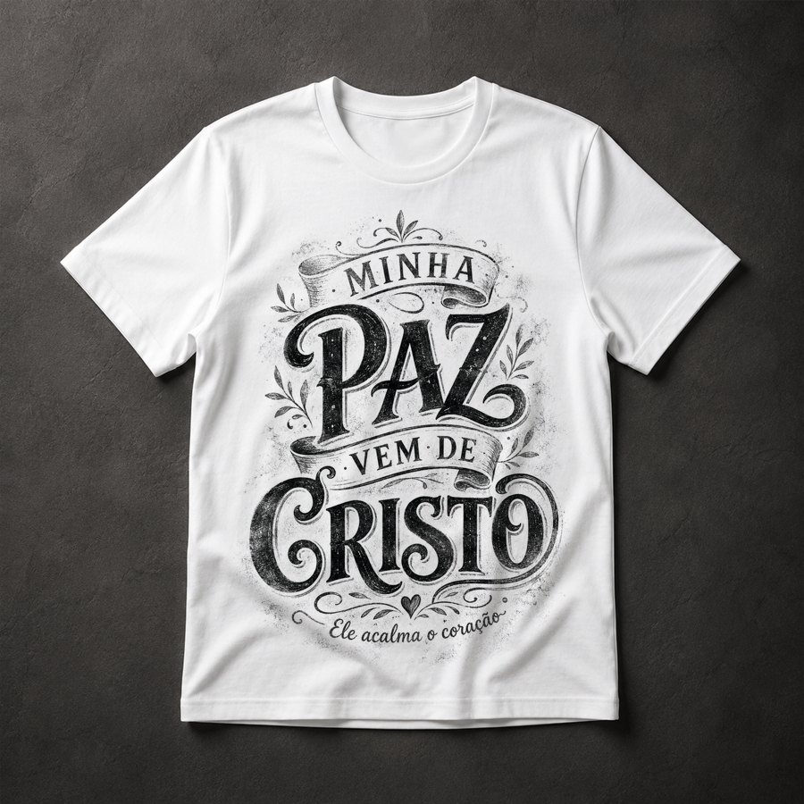Camiseta Fé Gospel Cristo