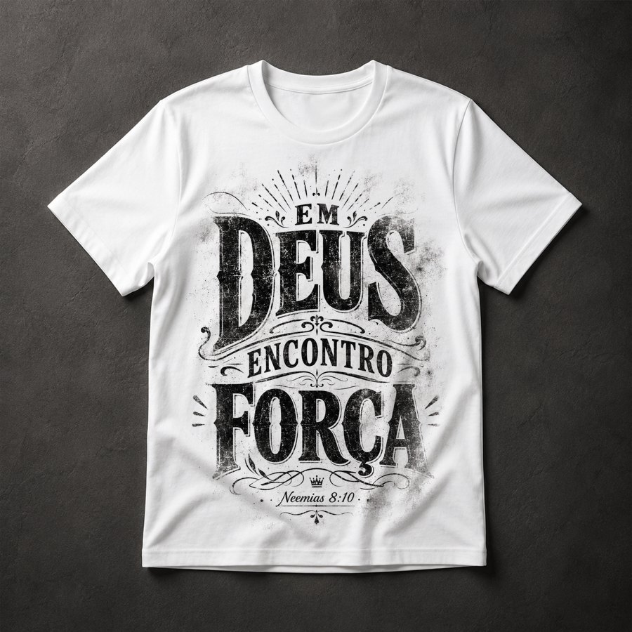 Camiseta Versículo Bíblico